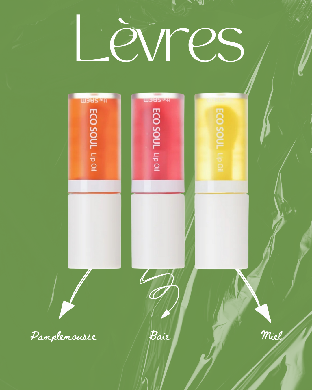 THE SAEM LEVRES HUILE HYDRATANTE ECO SOUL