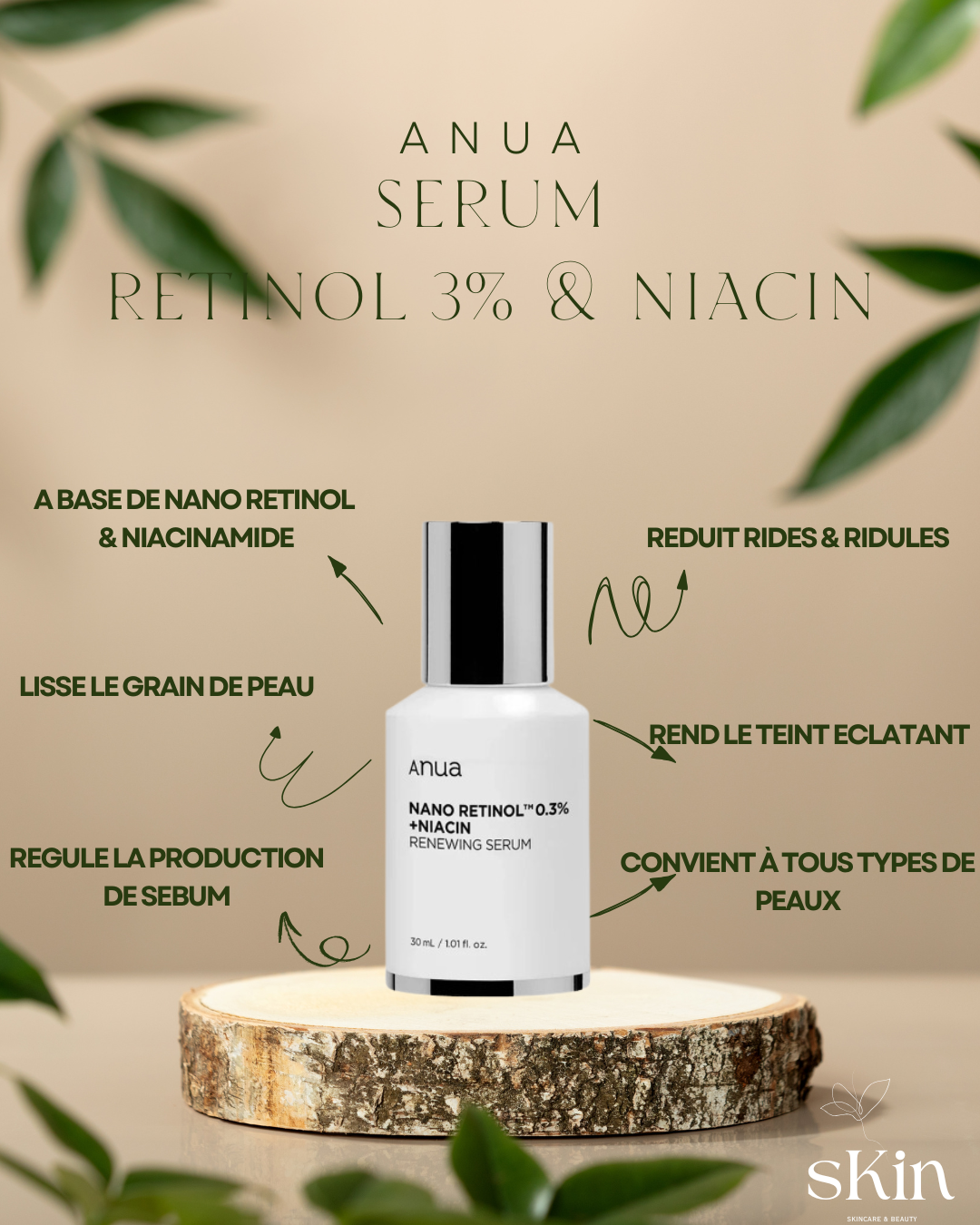 ANUA SERUM RETINOL 0.3% + NIACIN RENEWING SERUM