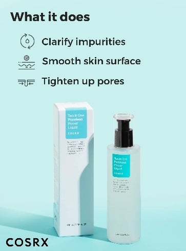 COSRX TONER / ESSENCE TWO IN ONE PORELESS POWER LIQUID