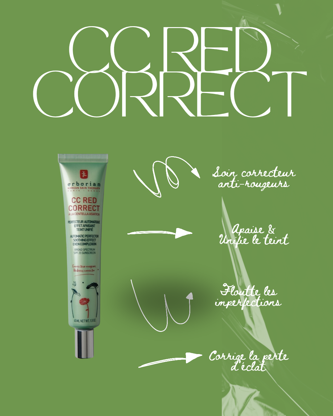 ERBORIAN CC RED CORRECT A LA CENTELLA ASIATICA