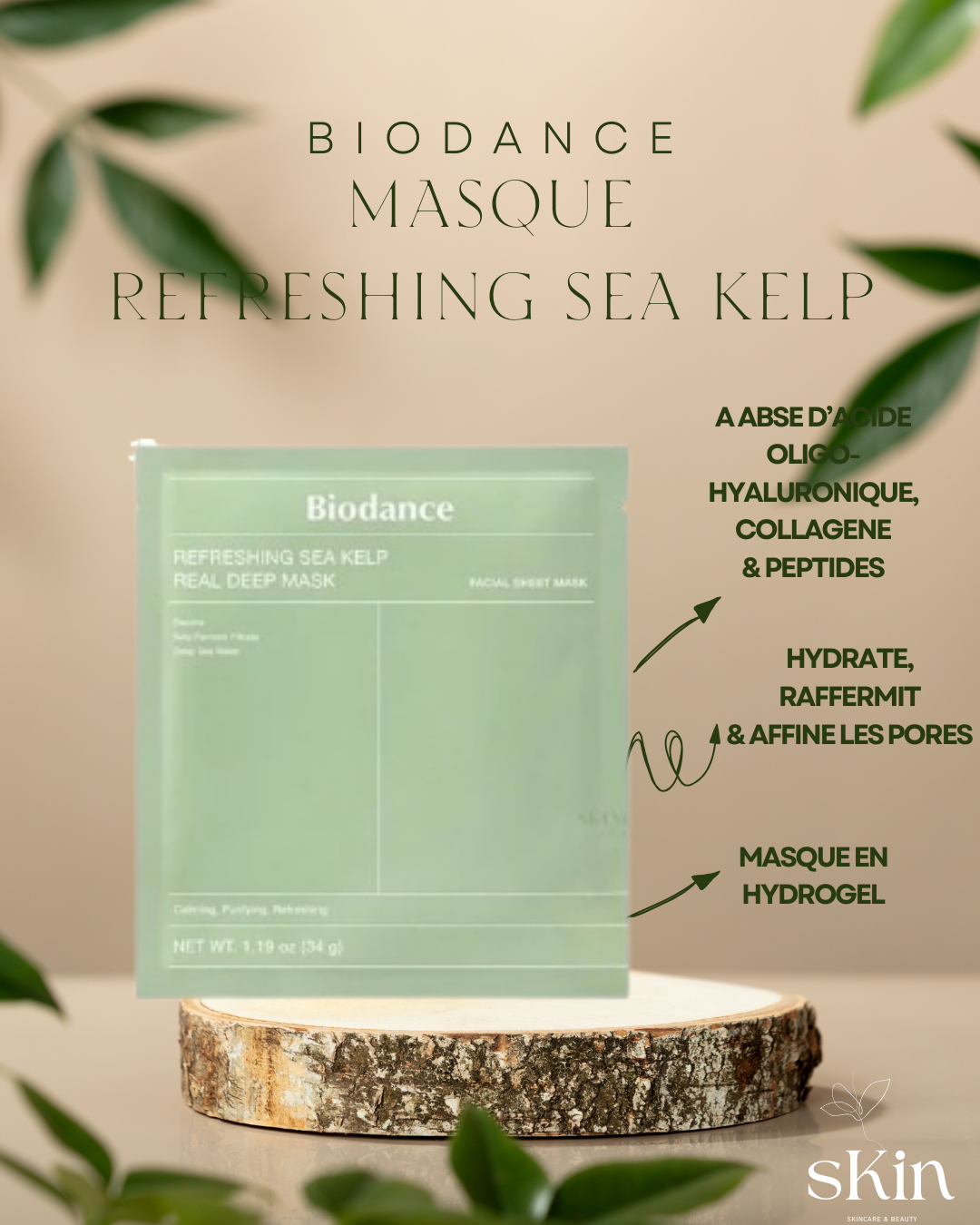 BIODANCE MASQUE REFRESHING SEA KELP REAL DEEP MASK