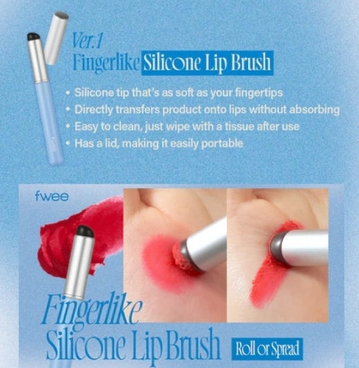FWEE APPLICATEUR FINGERLIKE LIP & CHEEK SILICON BRUSH SLIM