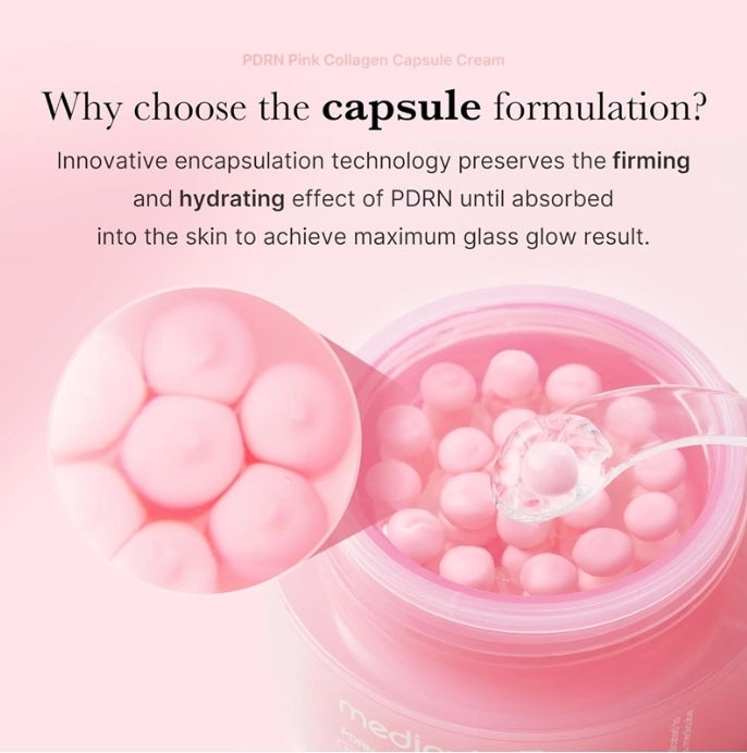 MEDICUBE CREME PDRN PINK COLLAGEN CAPSULE CREAM
