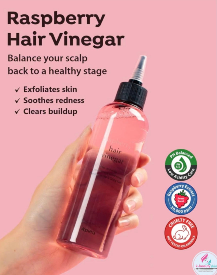 A'PIEU LOTION CHEVEUX RASPBERRY HAIR VINEGAR
