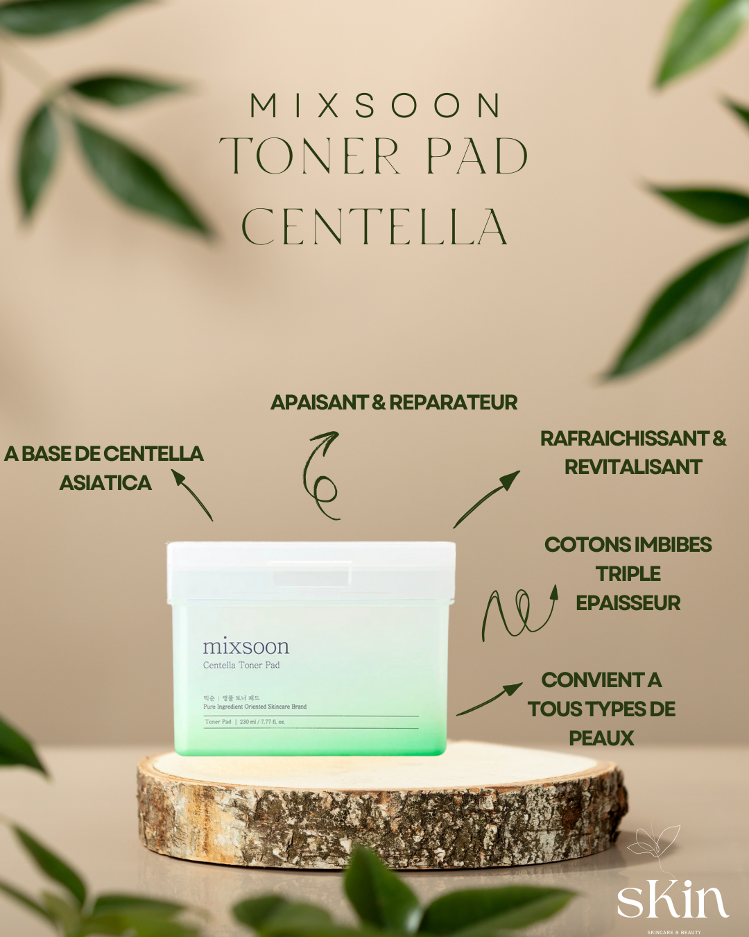 MIXSOON TONER PADS CENTELLA