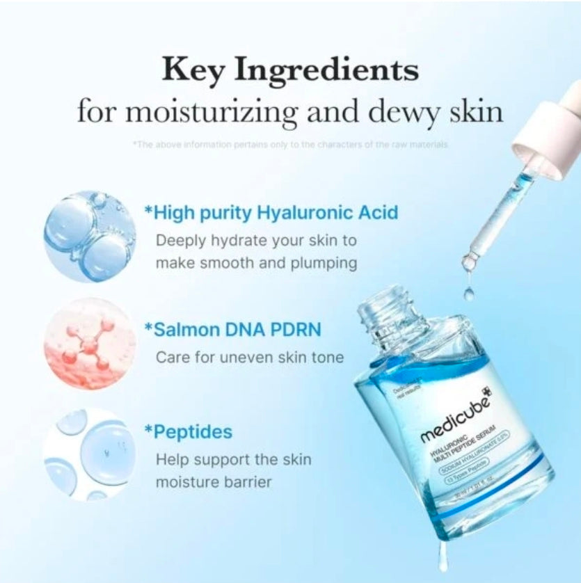 MEDICUBE SERUM HYALURONIC MULTI PEPTIDE