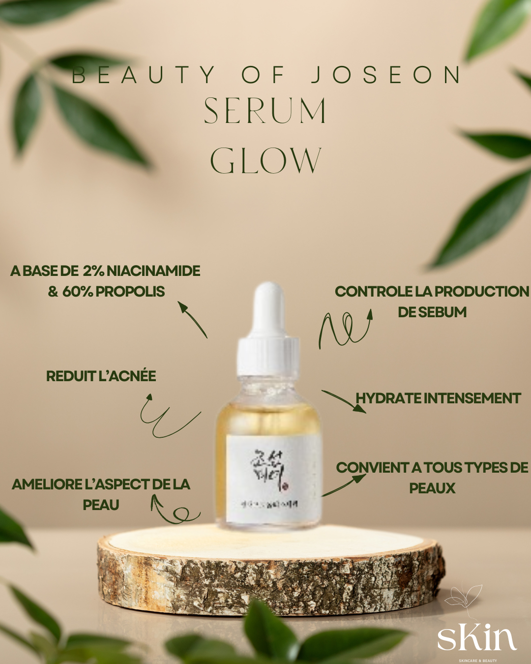 BEAUTY OF JOSEON SERUM GLOW SERUM PROPOLIS & NIACINAMIDE