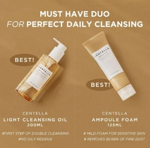 SKIN1004 NETTOYANT MADAGASCAR CENTELLA DOUBLE CLEANSING DUO SET
