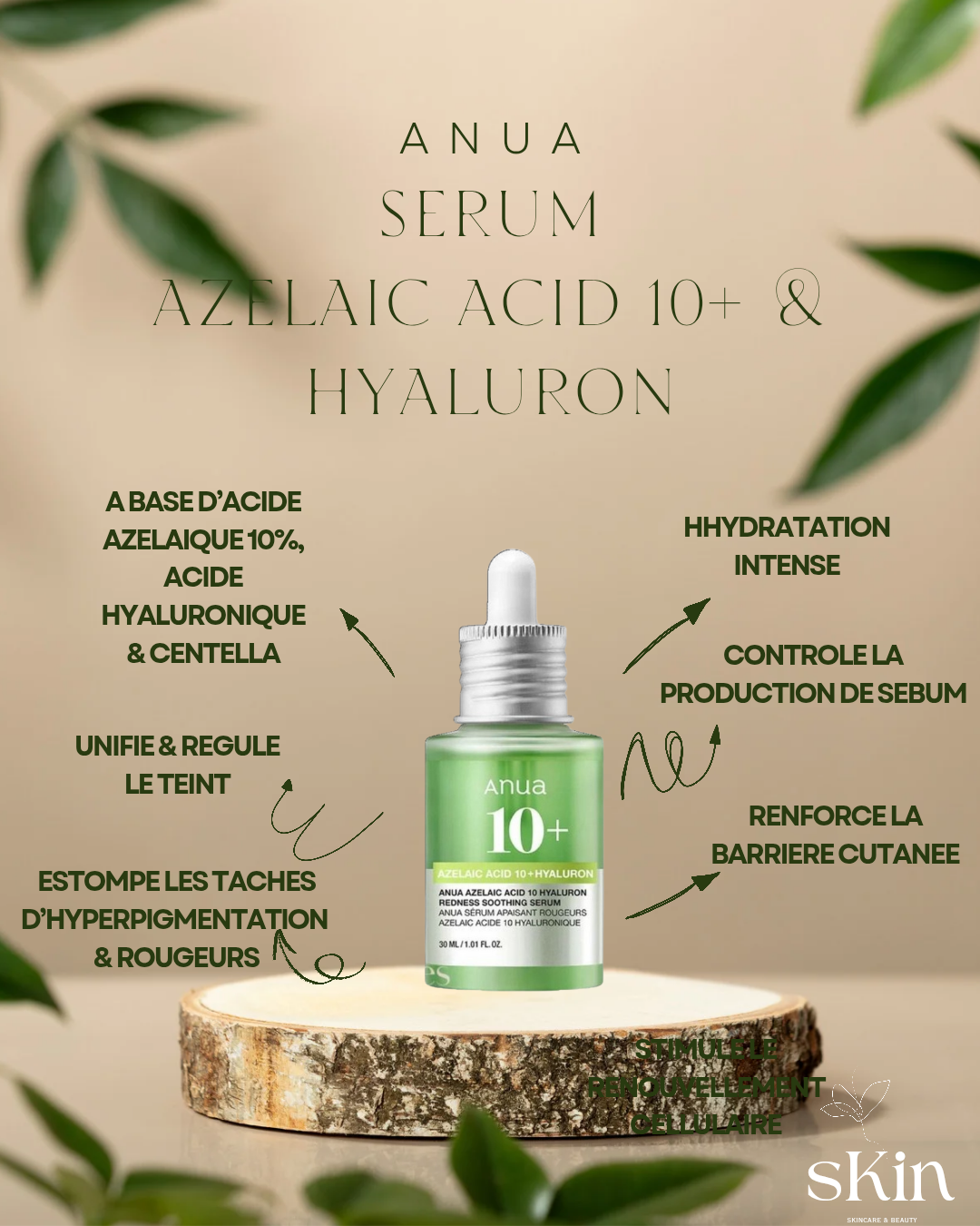 ANUA SERUM AZELAIC ACID 10+ & HYALURON
