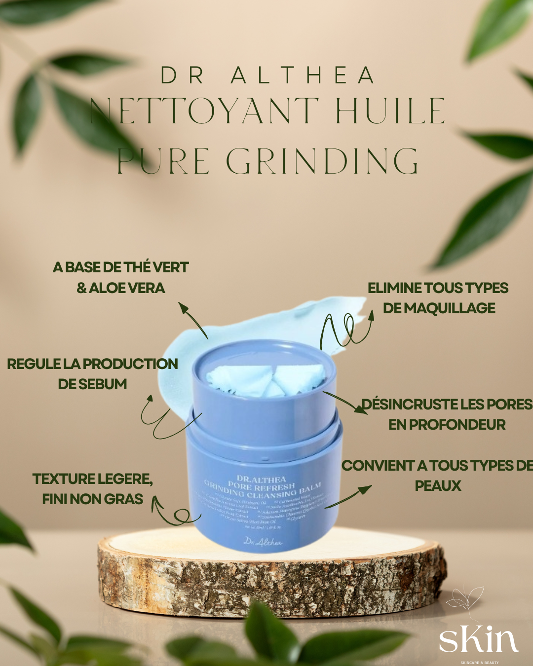 DR ALTHEA BAUME NETTOYANT PORE REFRESH GRINDING CLEANSING BALM