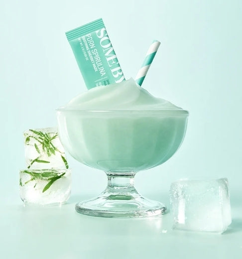 SOME BY MI MASQUE SPIRULINA PDRN SOOTHING SORBET MASK