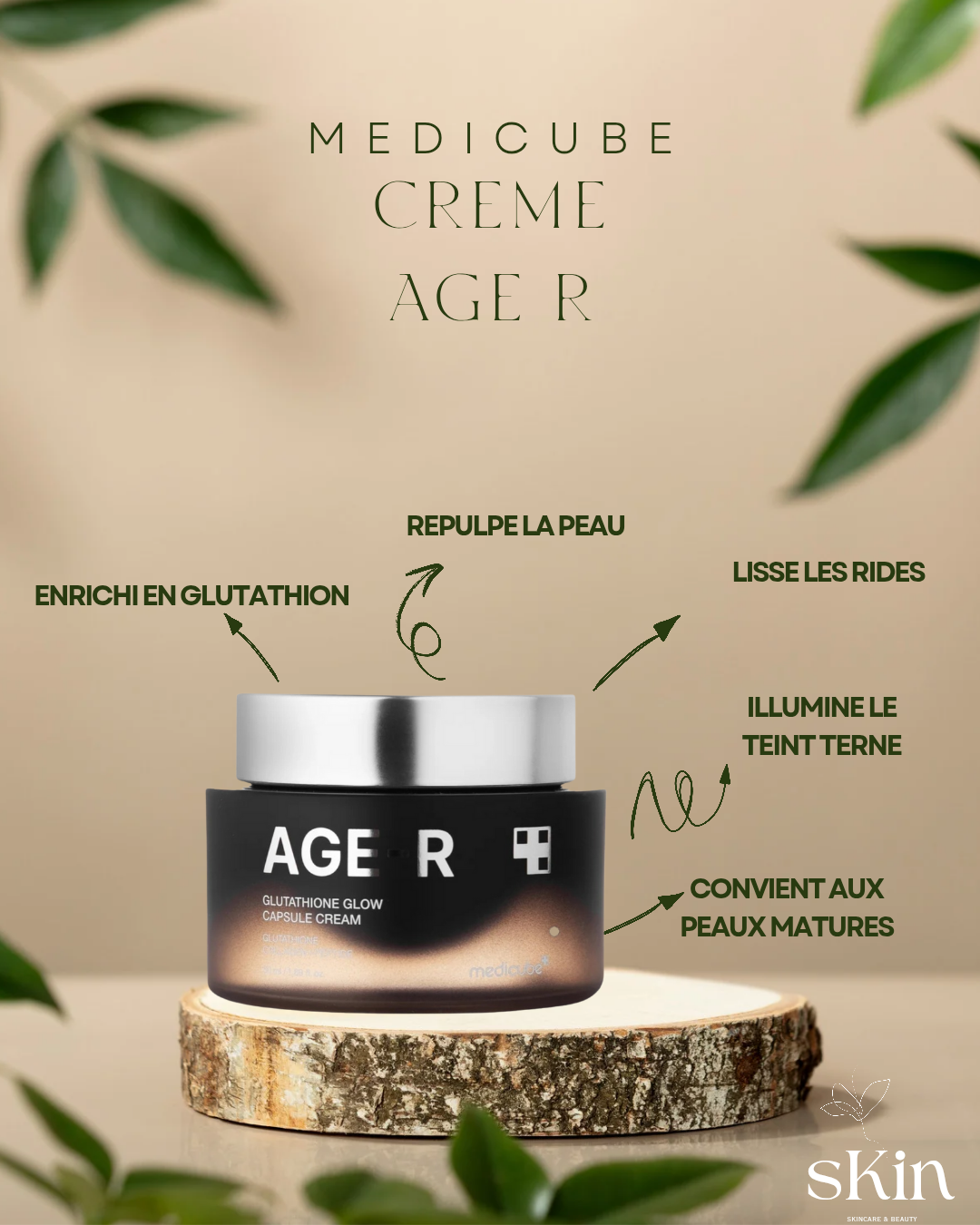 MEDICUBE CREME AGE-R GLUTHATIONE GLOW CAPSULE CREAM