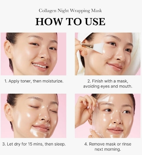 MEDICUBE MASQUE COLLAGEN NIGHT WRAPPING MASK