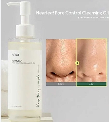 ANUA HUILE NETTOYANTE HEARTLEAF QUERCETINOL PORE DEEP CLEANSING OIL