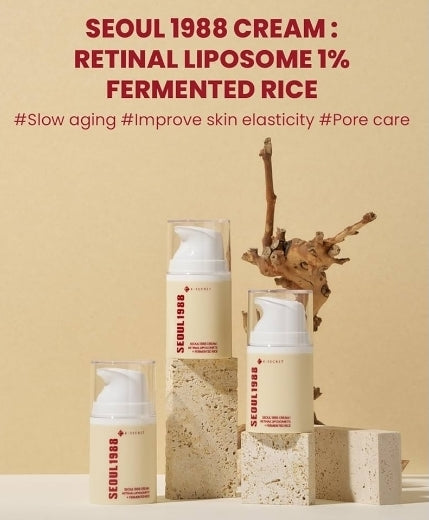 KSECRET CREME SEOUL 1988 CREAM RETINAL LIPOSOME 1% + FERMENTED RICE