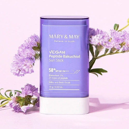 MARY & MAY PROTECTION SOLAIRE VEGAN PEPTIDE BAKUCHIOL SUN STICK