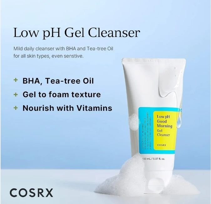 COSRX NETTOYANT LOW PH GOOD MORNING GEL CLEANSER