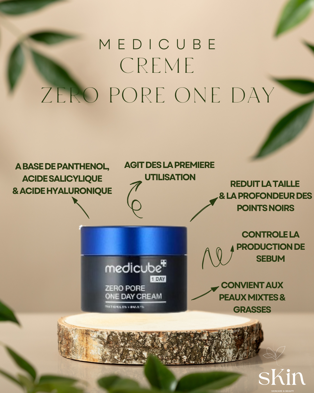MEDICUBE CREME ZERO PORE ONE DAY CREAM
