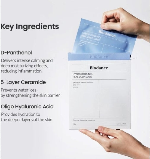 BIODANCE MASQUE HYDRO CERA-NOL REAL DEEP MASK