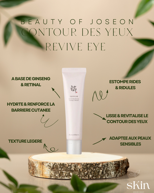 BEAUTY OF JOSEON CONTOUR DES YEUX REVIVE EYE SERUM GINSENG & RETINAL