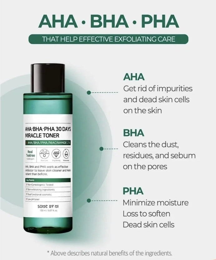 SOME BY MI TONER AHA BHA PHA 30 DAYS MIRACLE TONER
