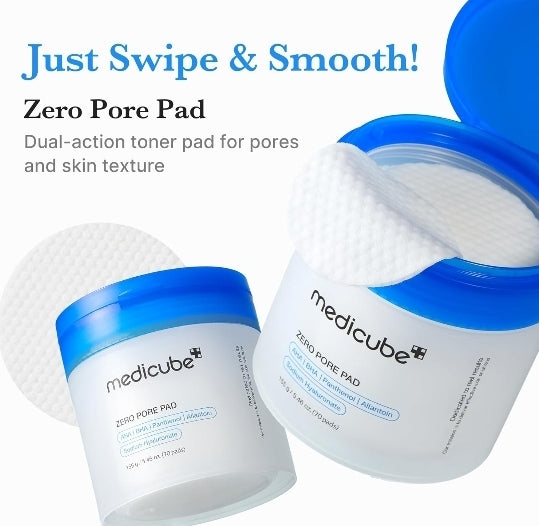 MEDICUBE TONER PADS ZERO PORE PADS 2.0