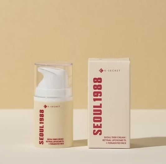 KSECRET CREME SEOUL 1988 CREAM RETINAL LIPOSOME 1% + FERMENTED RICE