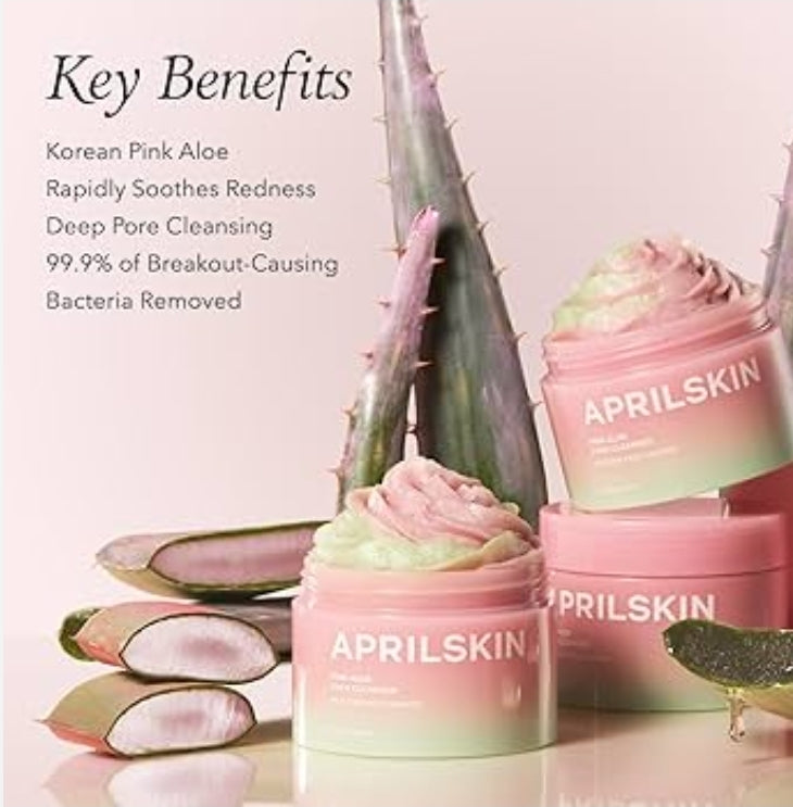 APRILSKIN NETTOYANT PINK ALOE PACK CLEANSER