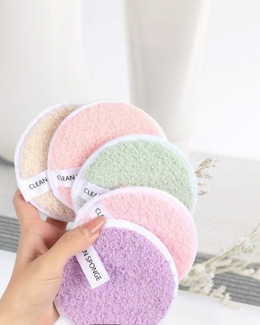 EPONGES FACIALE REUTILISABLES DOUBLE FACE
VENDUES PAR 2
COLORIS ALE ATOIRE